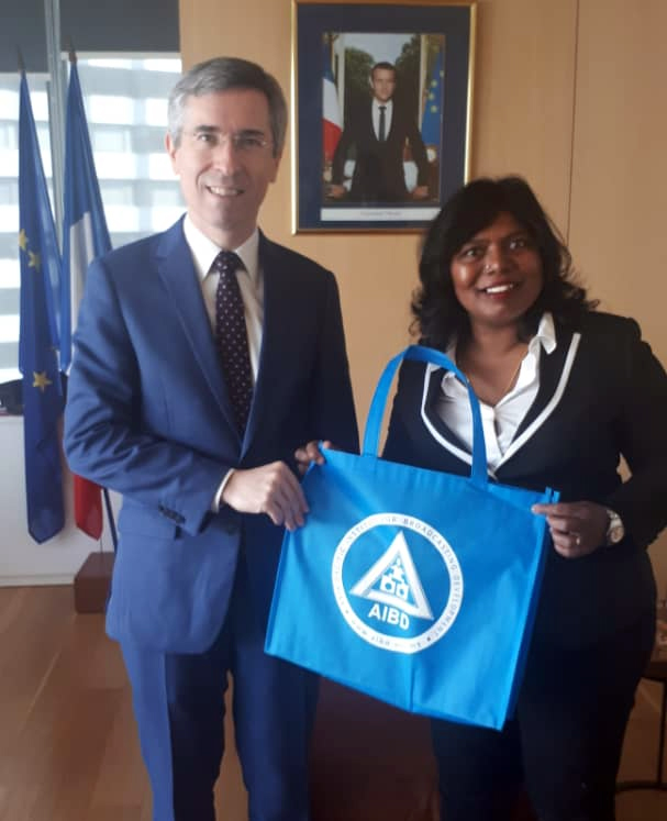 with French Ambassador