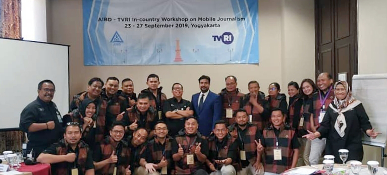 AIBD/TVRI in-country mobile journalism workshop