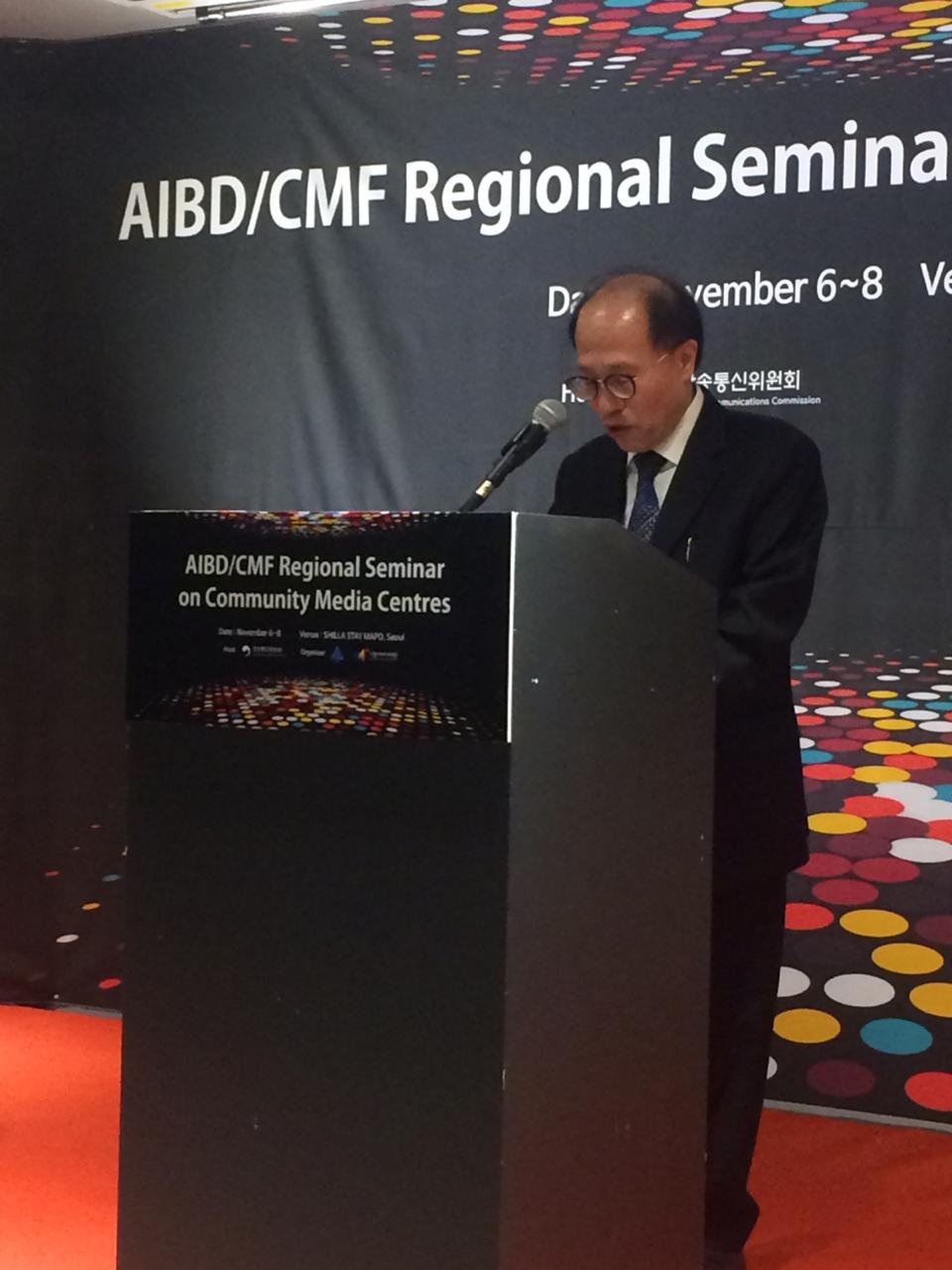 Mr Shin Tae-Sub, Chairman, community media Foundation
