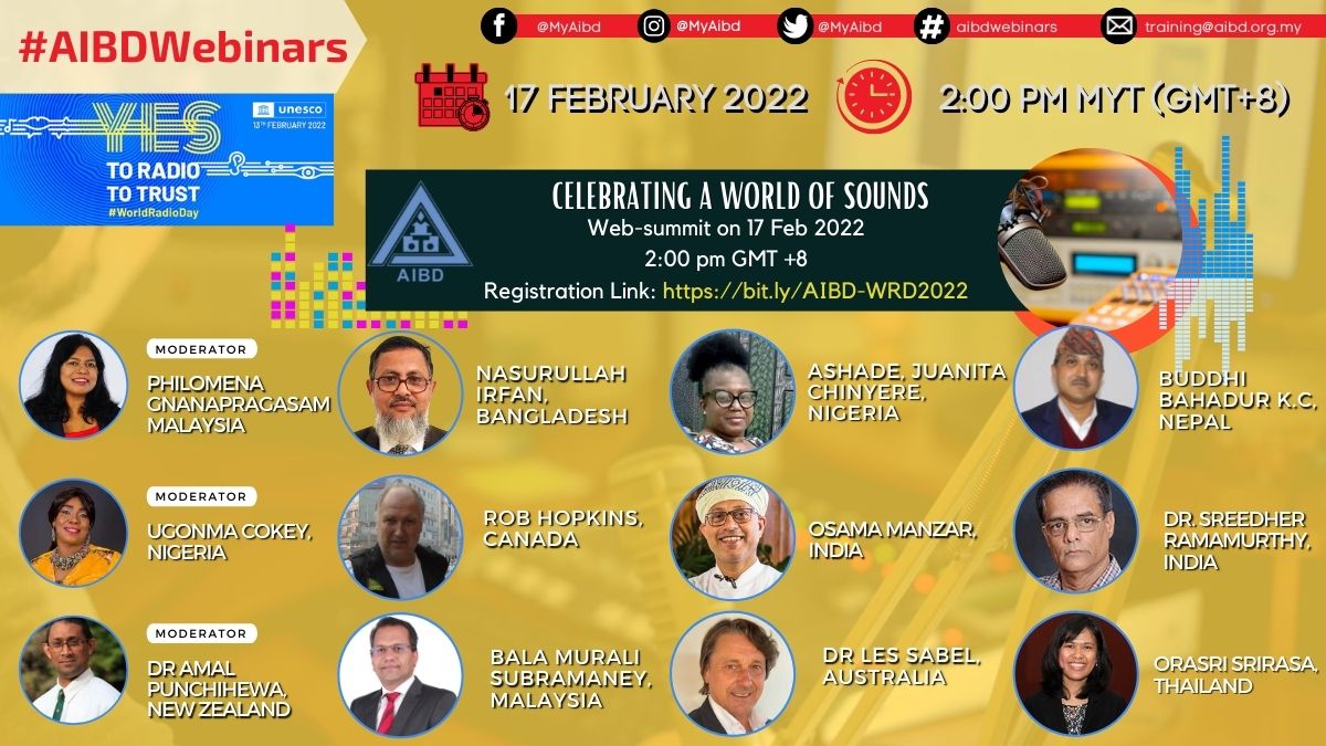 AIBD Web-summit on World Radio Day 2022 “Celebrating a World of Sounds ...
