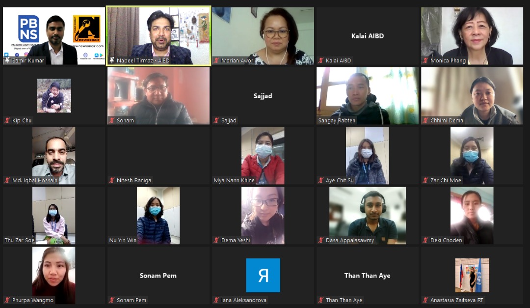 Participants of Regional News Packages Online Workshop