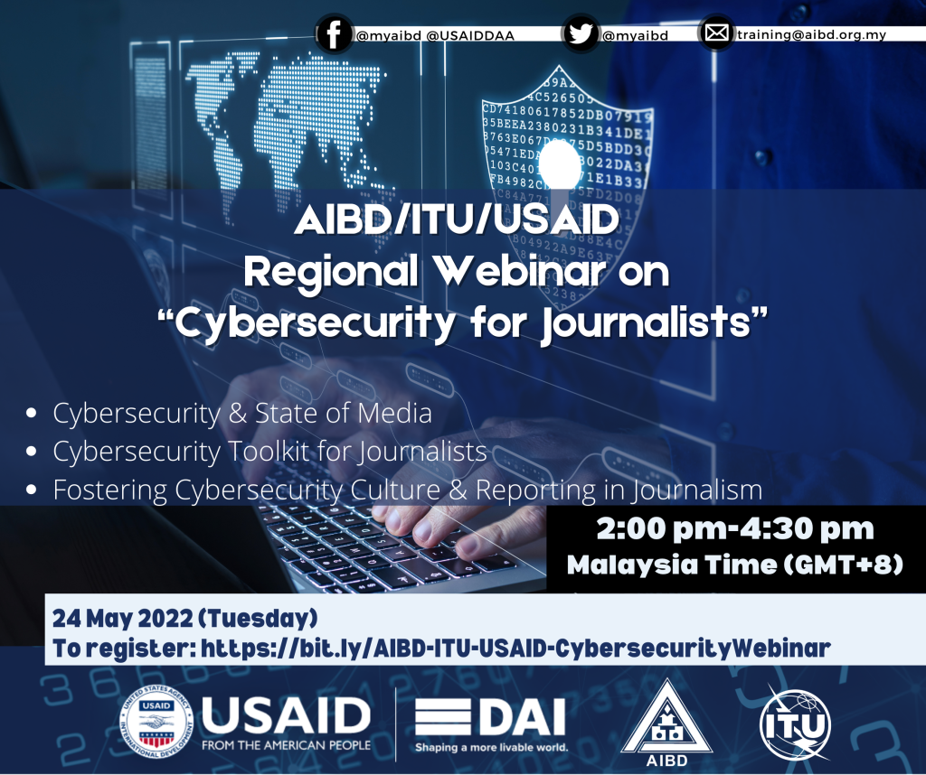 AIBD/ITU/USAID Regional Presummit webinar on Cybersecurity and